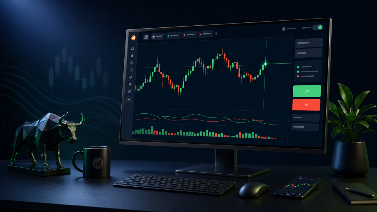 IQ Option login en la plataforma web